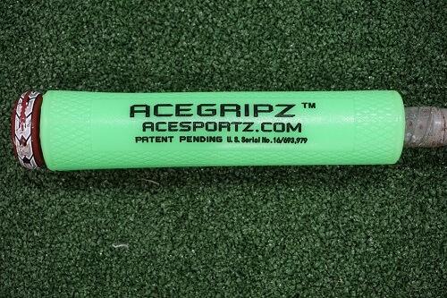 INCREASE EXIT VELOCITY & Bat Speed YOUTH MODEL- ACEGRIPZ Medium Straight Handle- 45mm