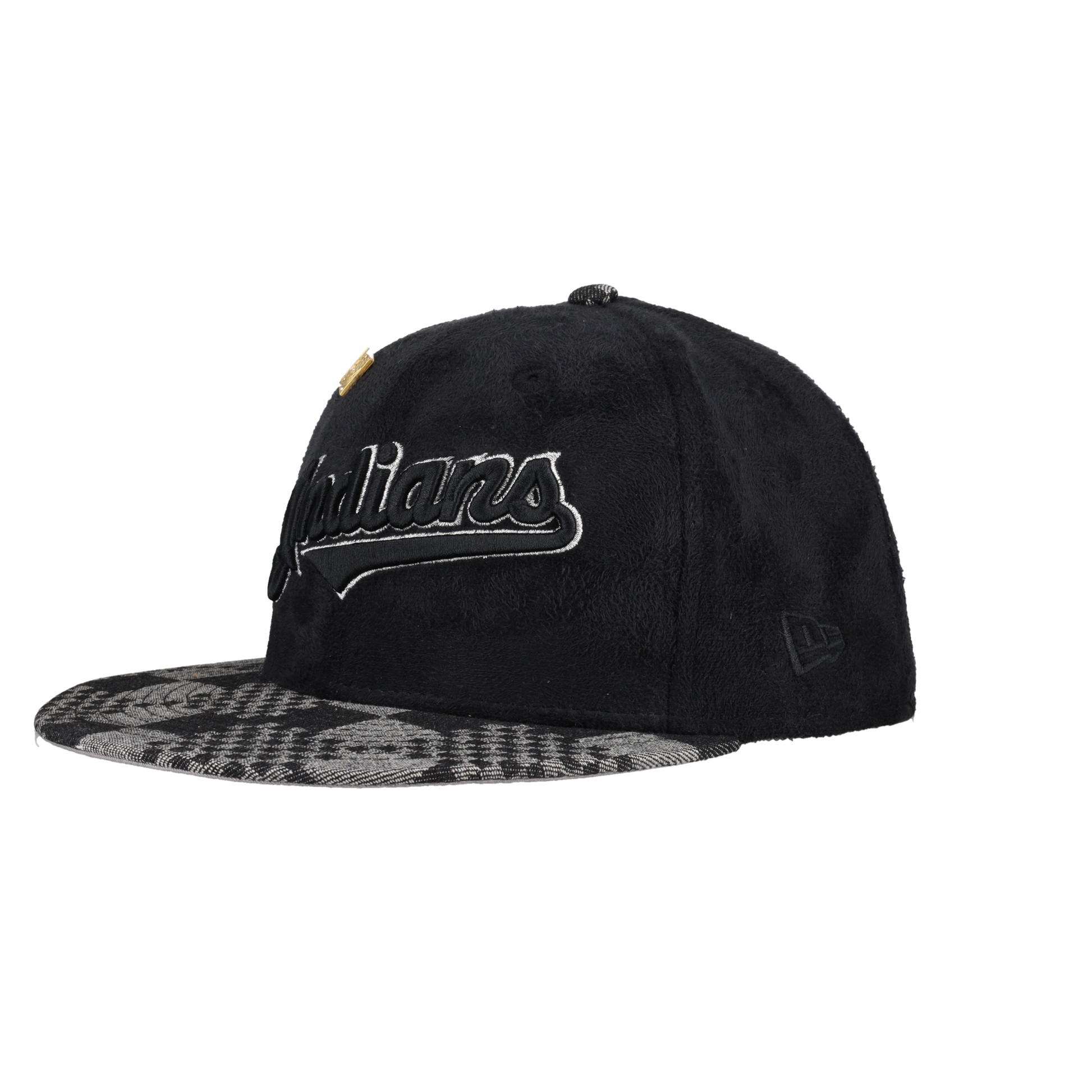 Cleveland Indians Suede Inaugural Season Patch 59Ffity Fitted Hat