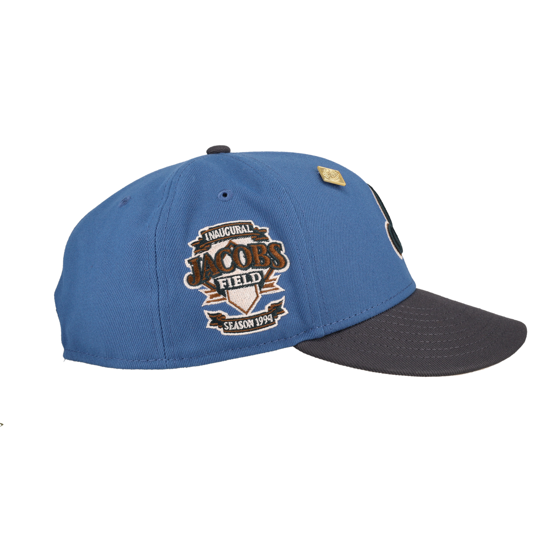 Cleveland Indians Indigo Graphite Collection Inaugural Season Fitted Hat