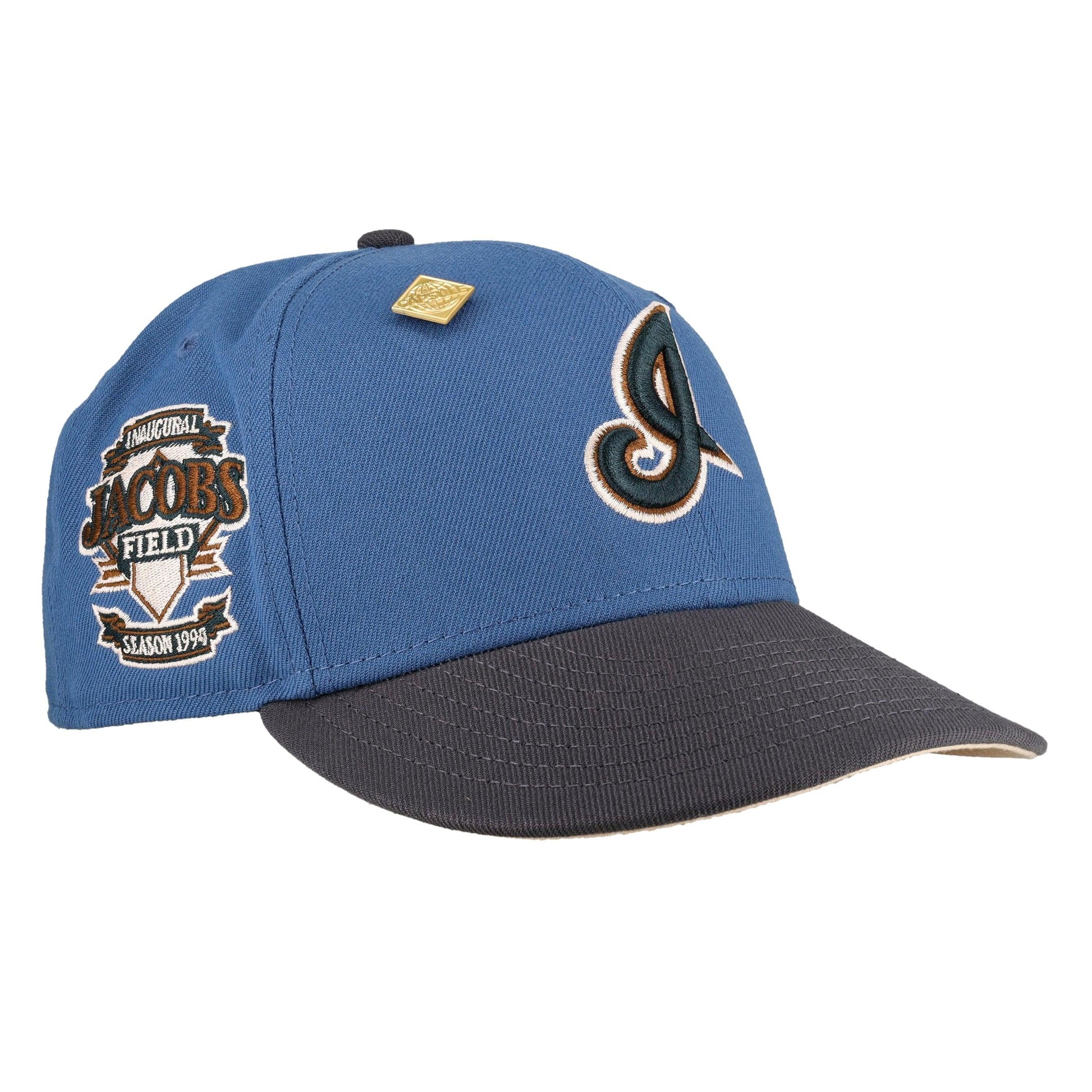 Cleveland Indians Indigo Graphite Collection Inaugural Season Fitted Hat