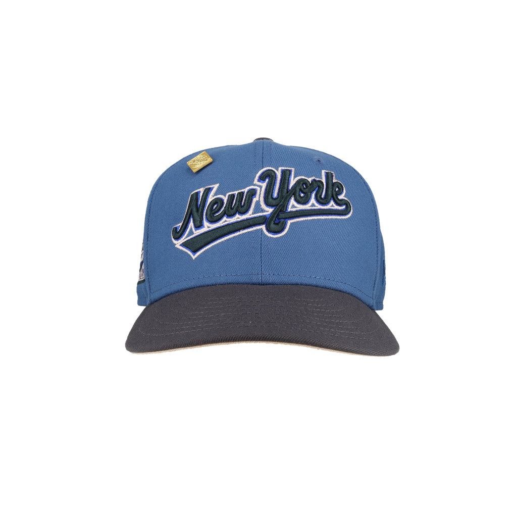 New York Mets Indigo Graphite Collection 25th Anniversary Fitted Hat