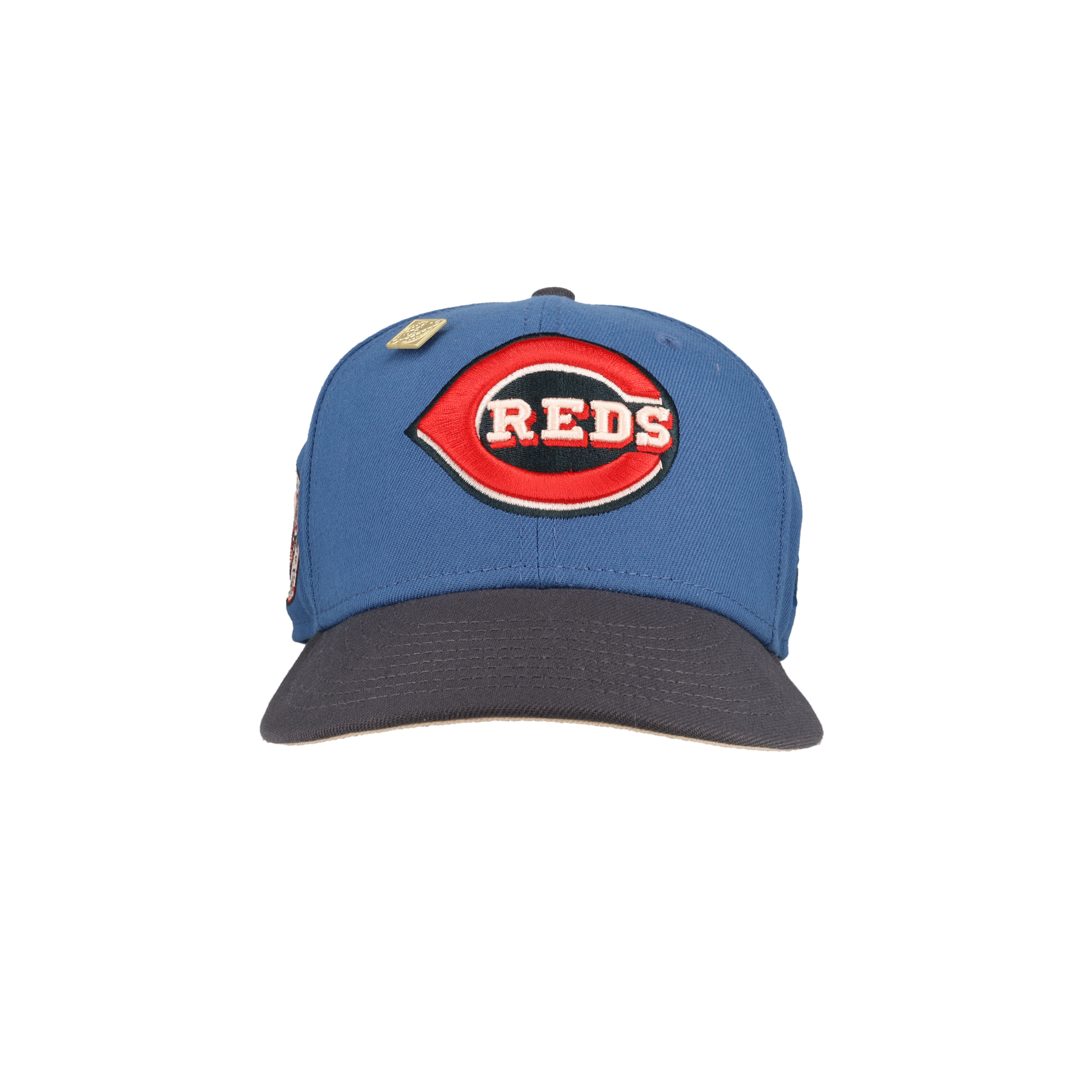 Cincinnati Reds Indigo Graphite Collection World Champions Fitted Hat