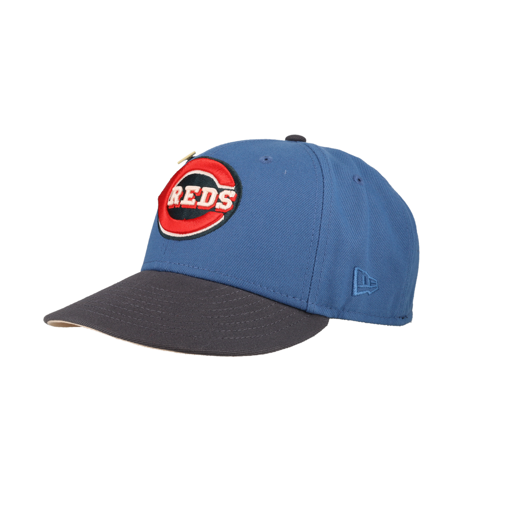 Cincinnati Reds Indigo Graphite Collection World Champions Fitted Hat