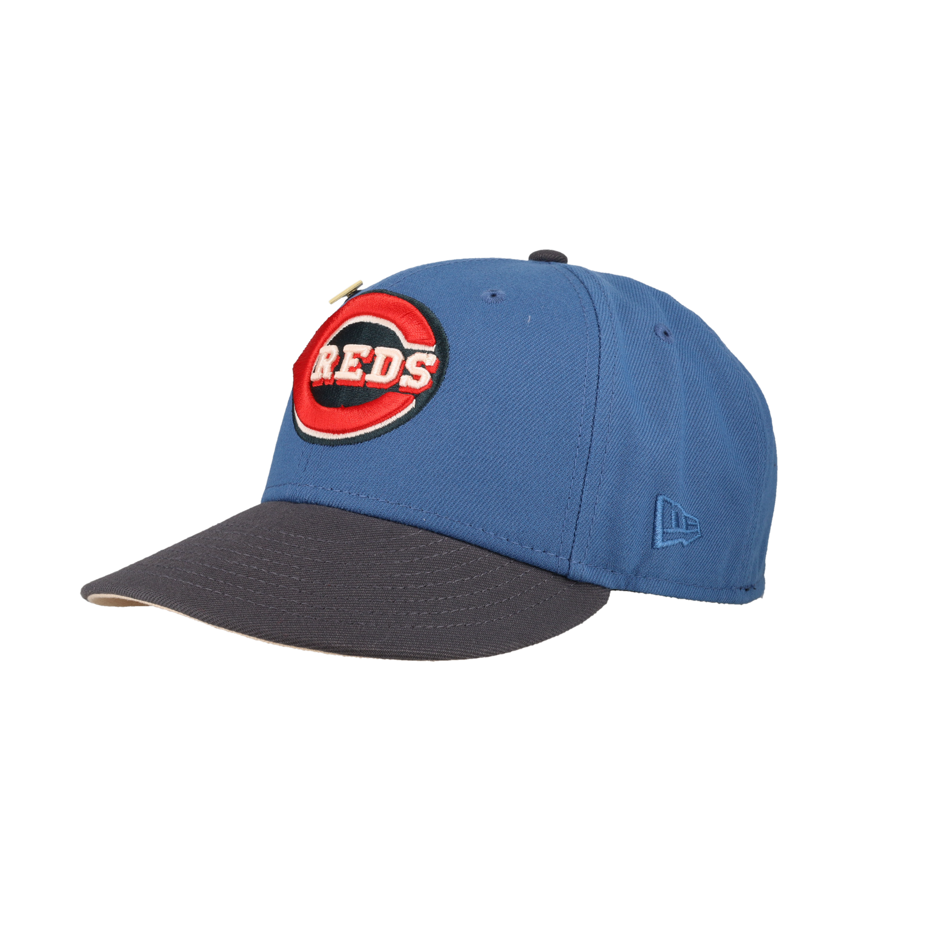 Cincinnati Reds Indigo Graphite Collection World Champions Fitted Hat