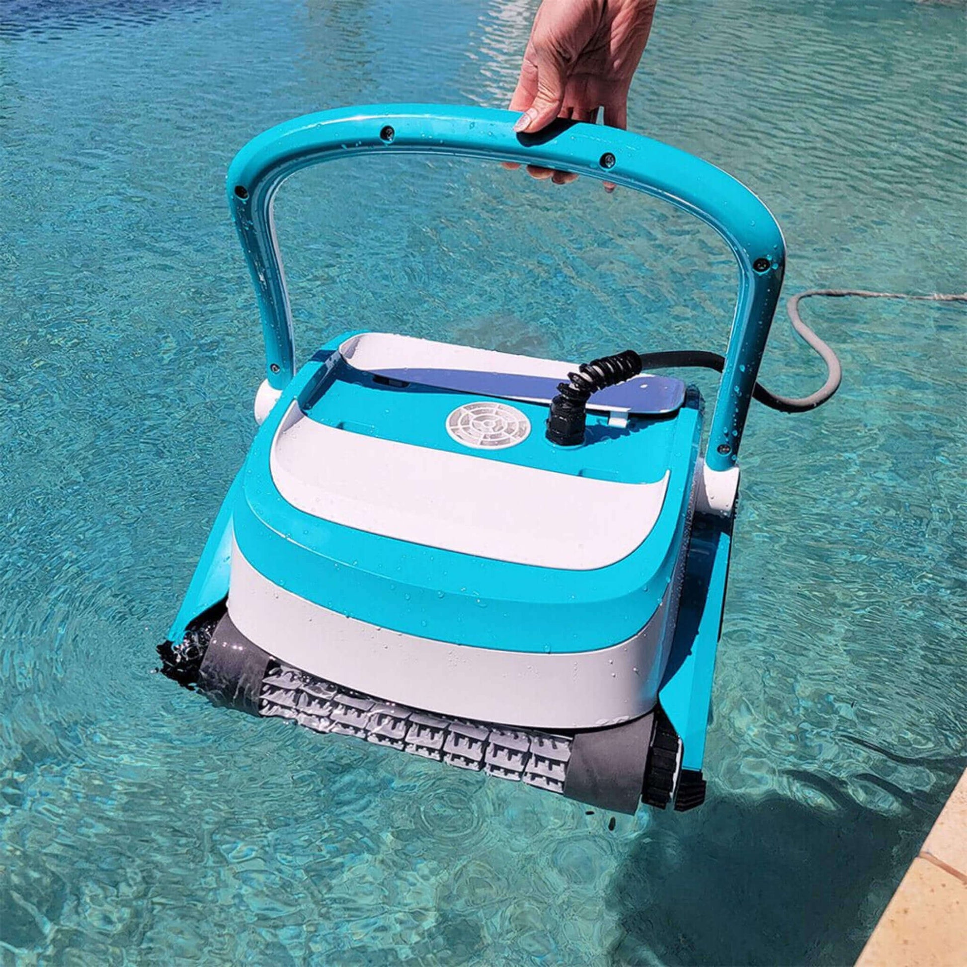 Inground Automatic Dual Scrub Robotic Pool Vacuum Cleaner, 150W (SAK51836)