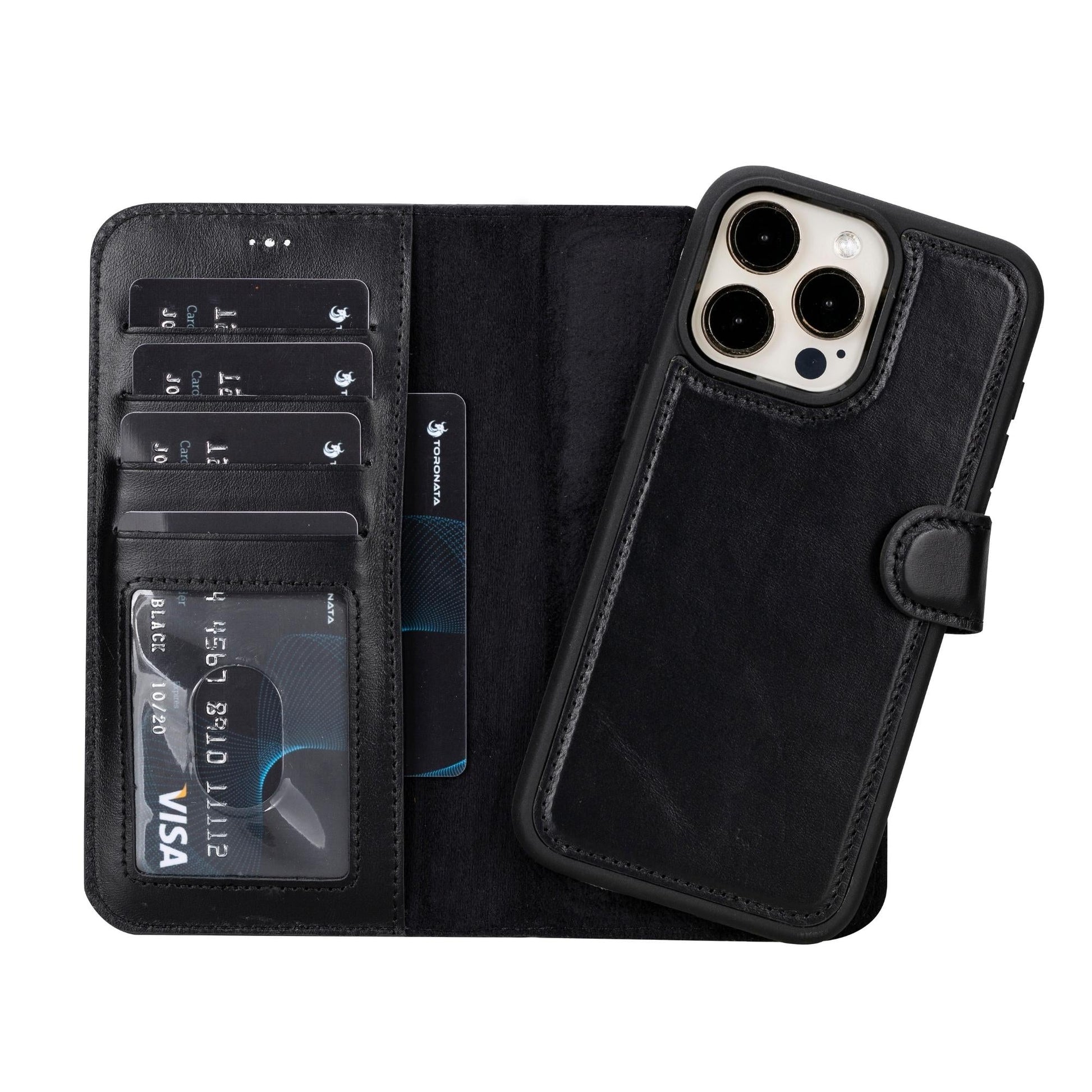 Casper Leather iPhone 15 Series Wallet Case