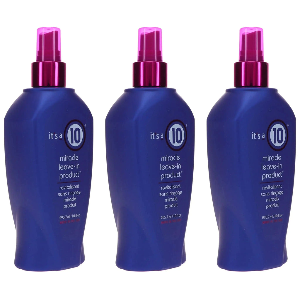 it's a 10 Miracle Leave-In product 10 oz (Pack of 3) Sunflower 10 Fl Oz (Pack of 3)