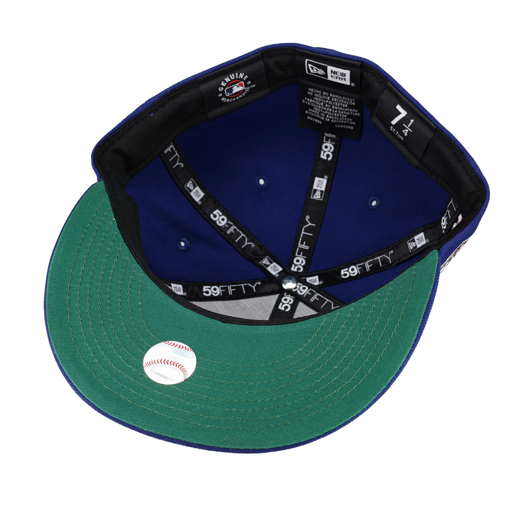 Los Angeles Dodgers 60th Anniversary Patch Floral Collection Fitted Hat