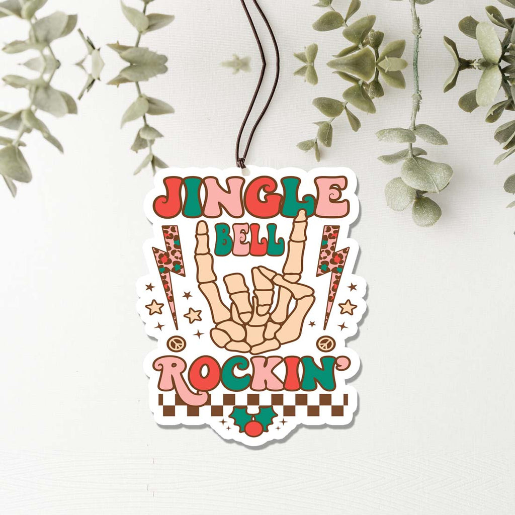 Jingle Bell Hanging Air Freshener Scented Car Home Office Decor Holiday Freshie Ornament