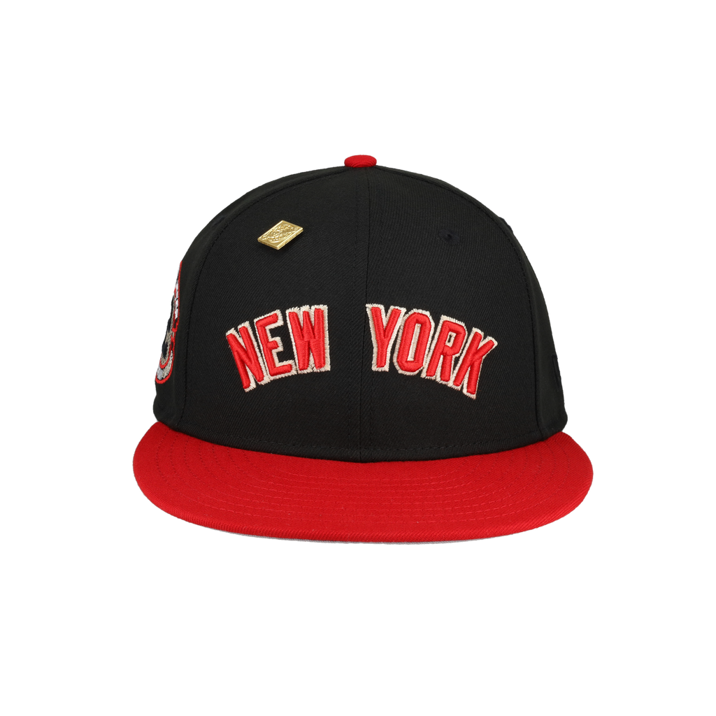 New York Yankees Derek Jeter Patch Script Logo 59fifty Fitted Hat