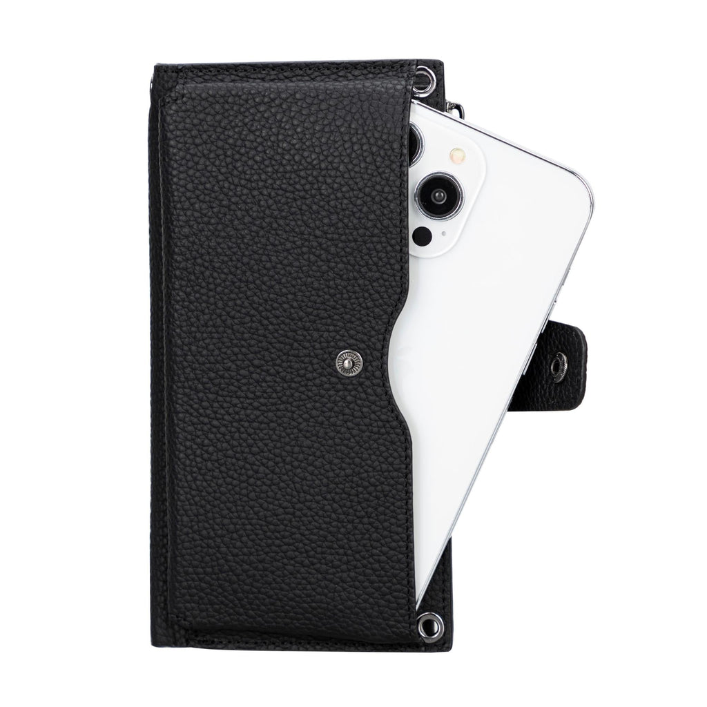 Kaycee Leather Women's Cell Phone Wallet with Strap