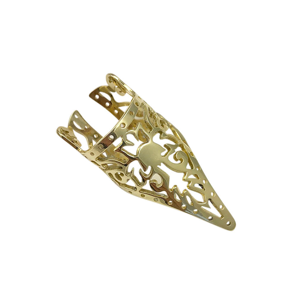 Khmer Temple Statement Ring Recycled Brass Bombshell Cambodian Artisan