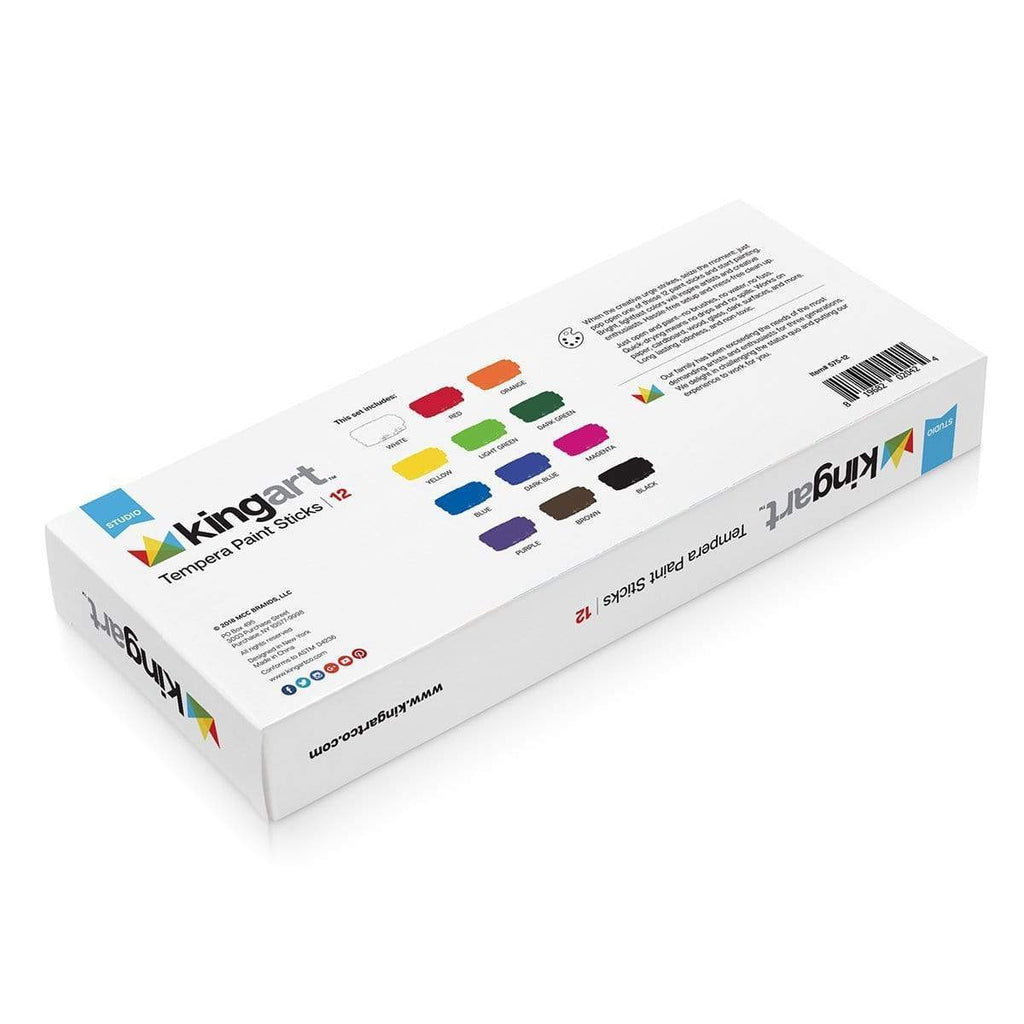 Tempera Paint Sticks, 12 Colors