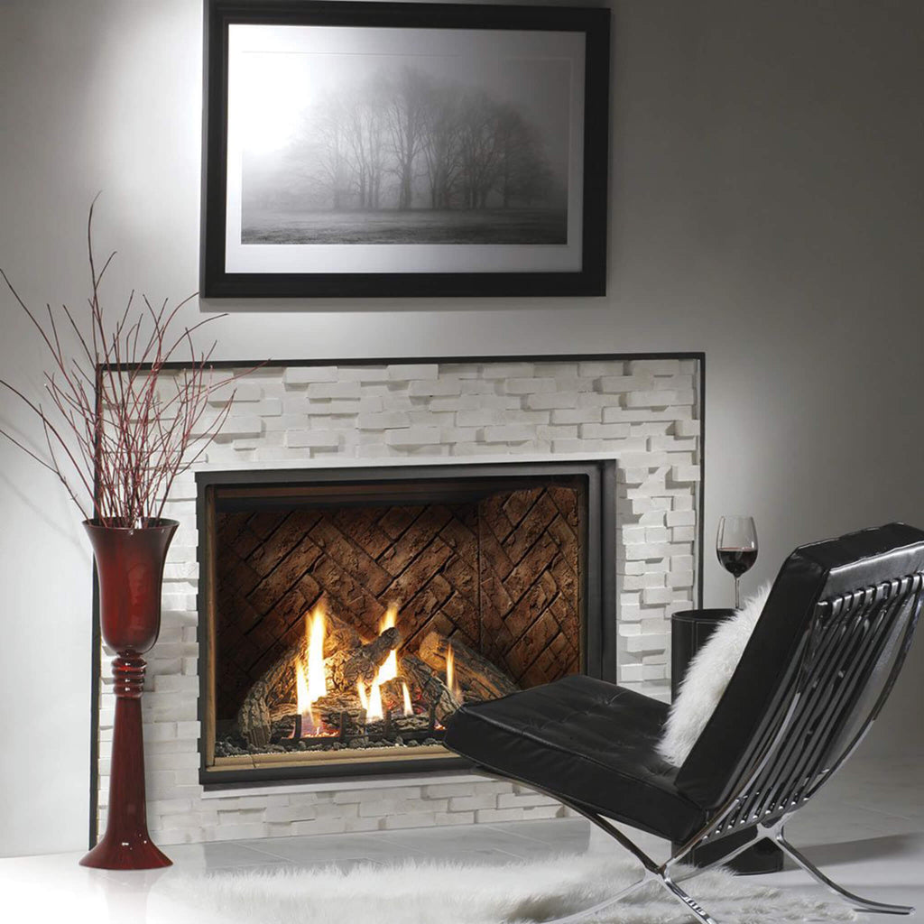 Kingsman 47" Zero Clearance 40K BTU Direct Vent Fireplace (SAK87421)