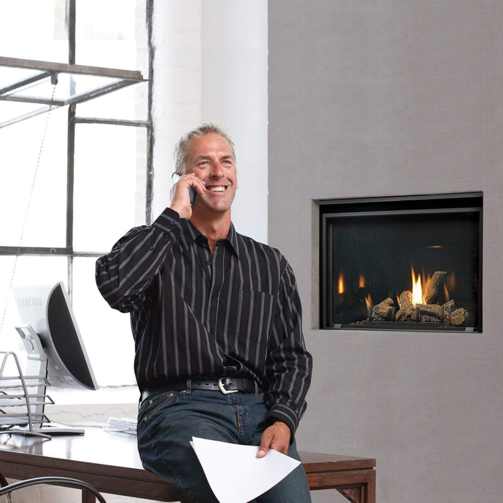 Kingsman Solara II ZCV 36" Zero Clearance Clean View Direct Vent Fireplace [ZCV3622] (SAK85793)