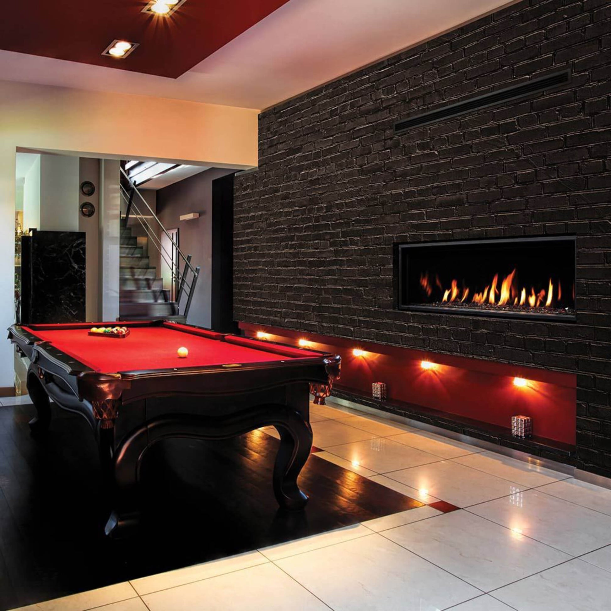Kingsman ZCVRB 60" Zero Clearance Linear Direct Vent Fireplace [ZCVRB60] (SAK67890)