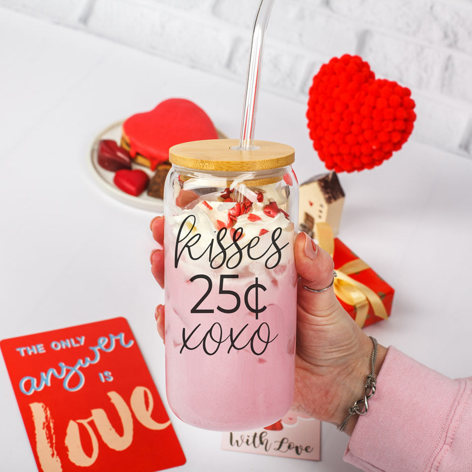 20oz Glass Tumbler With Bamboo Lid Sarcasm Is My Love Language Drinking Cup