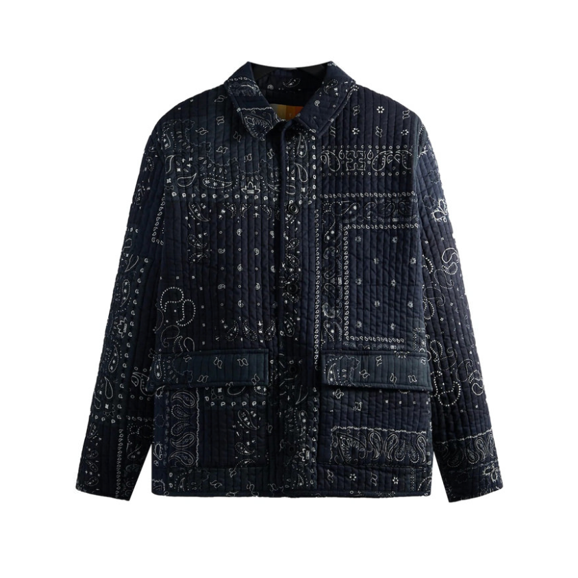 Kith Hayward Quilted Coaches Jacket Nocturnal