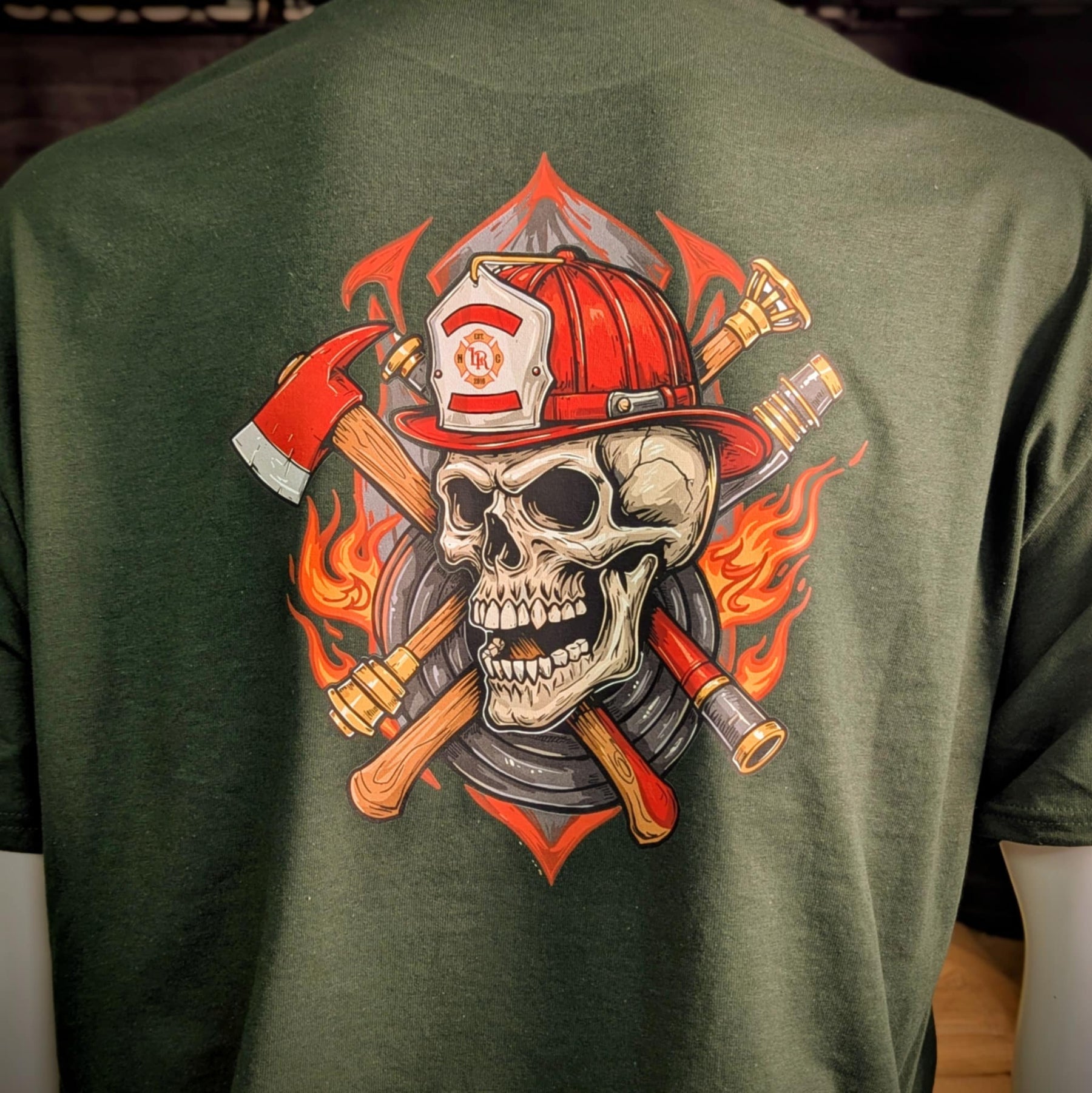 Last Truckie Firefighter Tee
