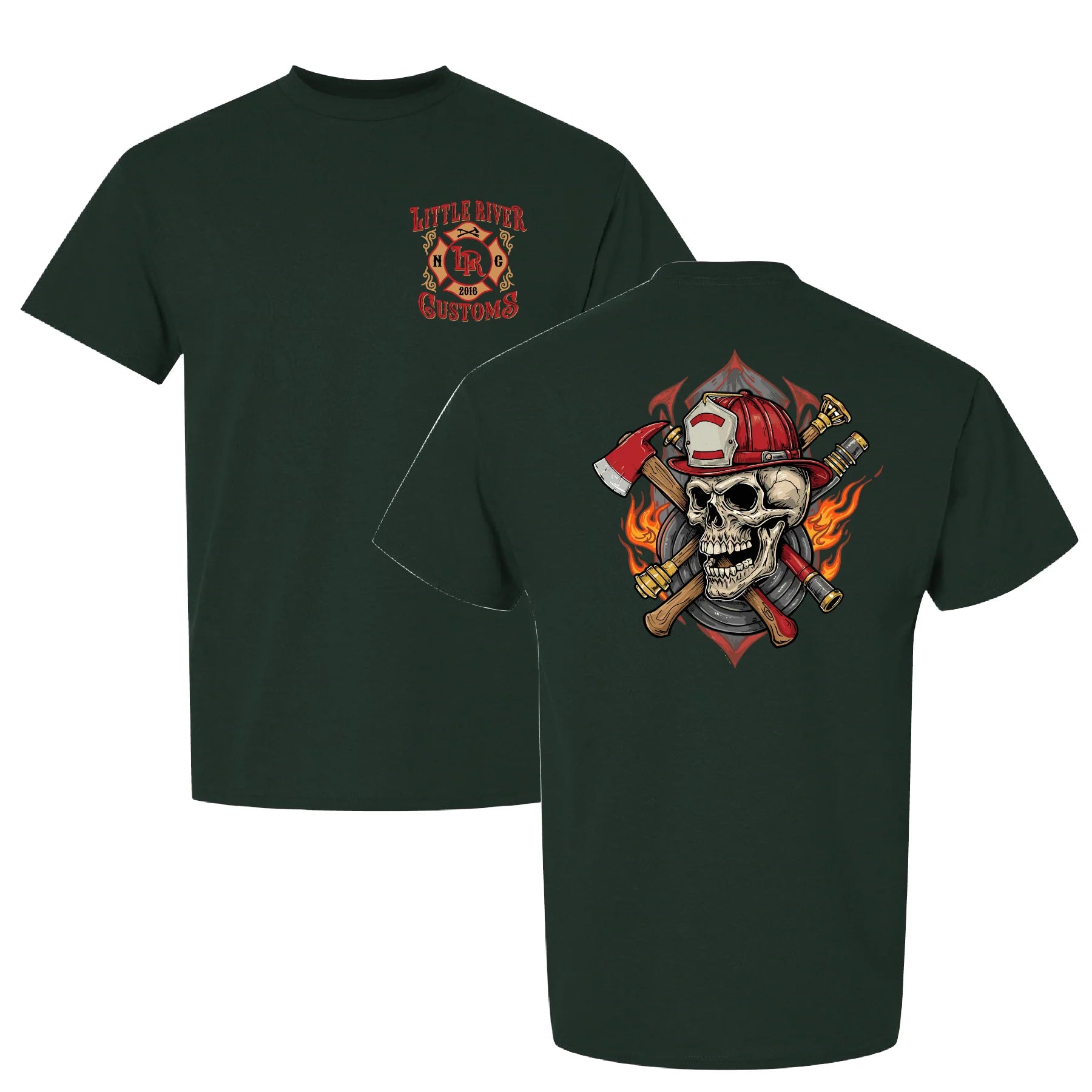 Last Truckie Firefighter Tee