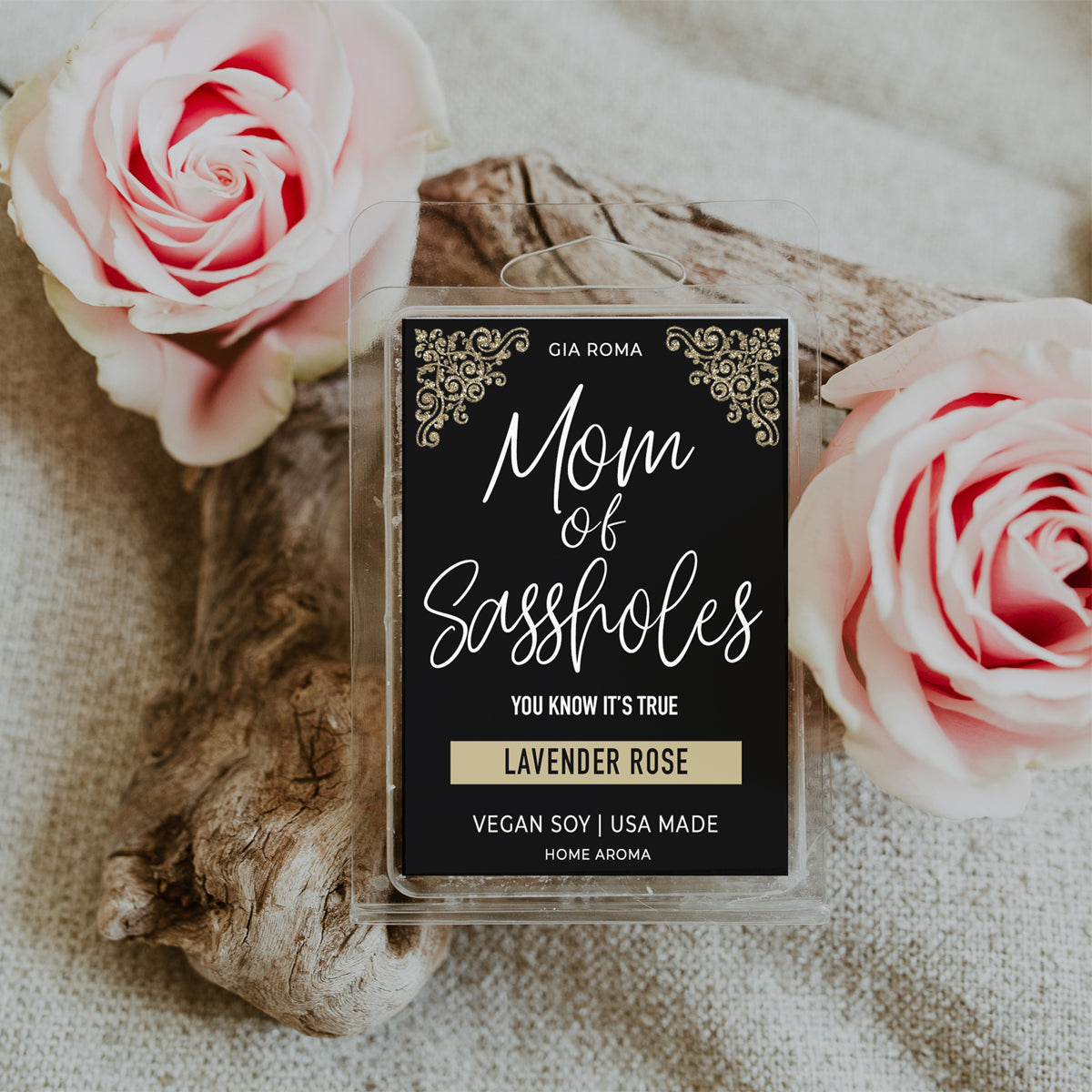 Lavender Rose Aromatherapy Candle Jar With Soy Wax For Relaxation, Floral Linen Spray And Sachet