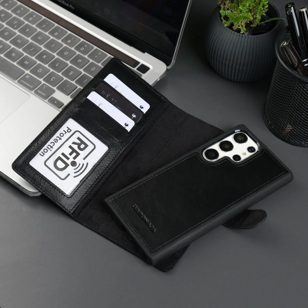 Leather Samsung Galaxy S25 Ultra Wallet Case | Buffalo