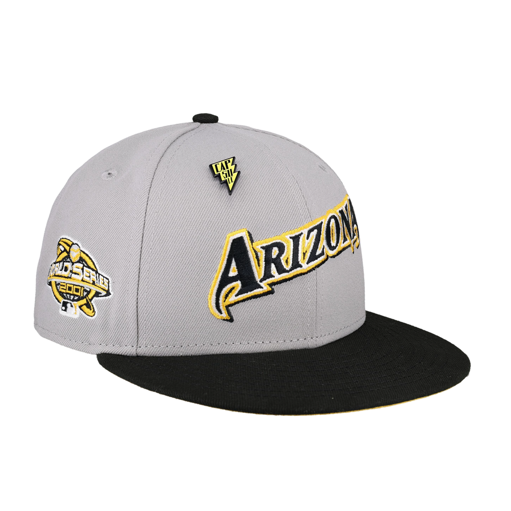 Arizona Diamondbacks Lightning Collection 2001 World Series Fitted Hat