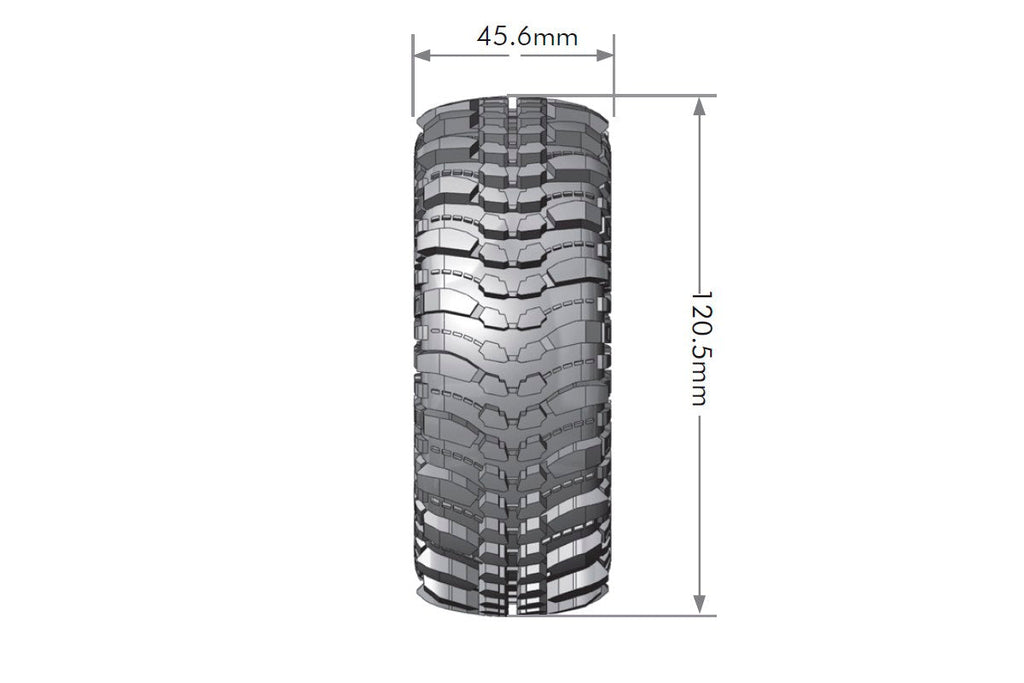 Louise R/C CR-Champ 1/10 1.9" Crawler Tires Super Soft Unmounted Pair