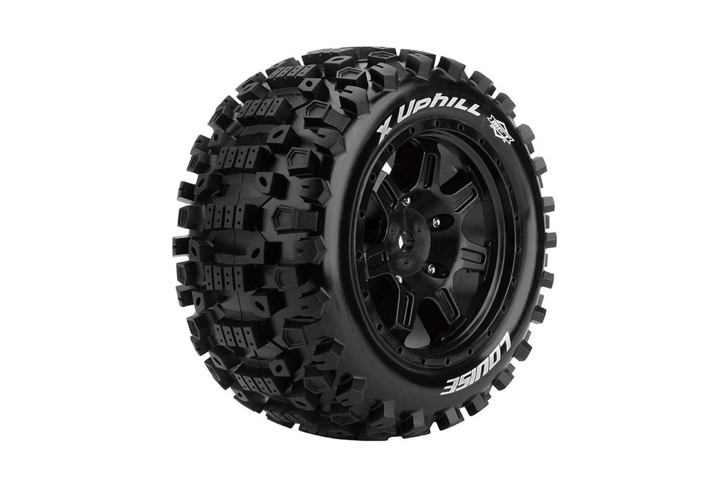 Louise R/C MFT X-Uphill Belted Monster Truck Tires Mounted 24mm Hex Pair for Arrma Kraton 8S