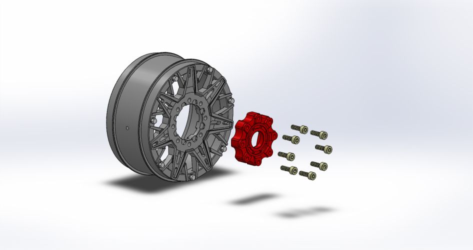 Louise R/C MFT B-Pioneer 1/8 Buggy Tires Soft, 17mm Hex, 0" & 1/2" Offset (2)