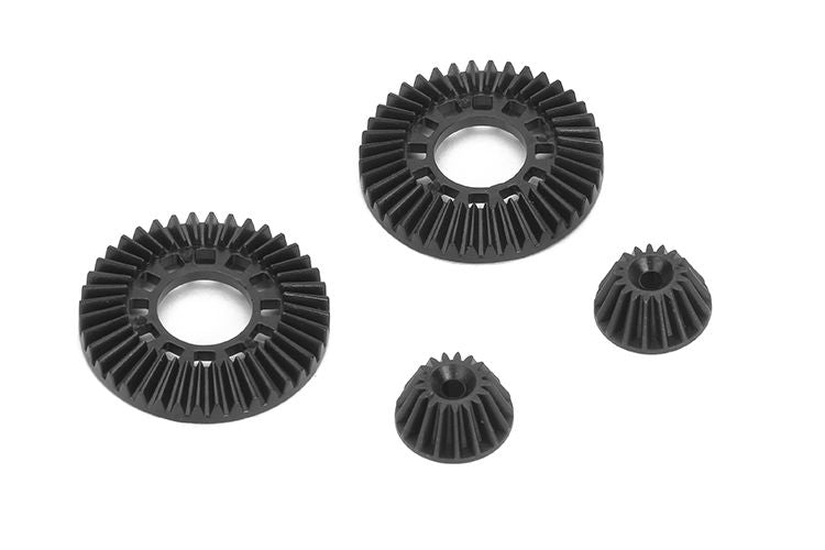 Louise R/C Plastic 40T/17T Bevel Gear Set for Solid Axle Upgrade for T410 Drift