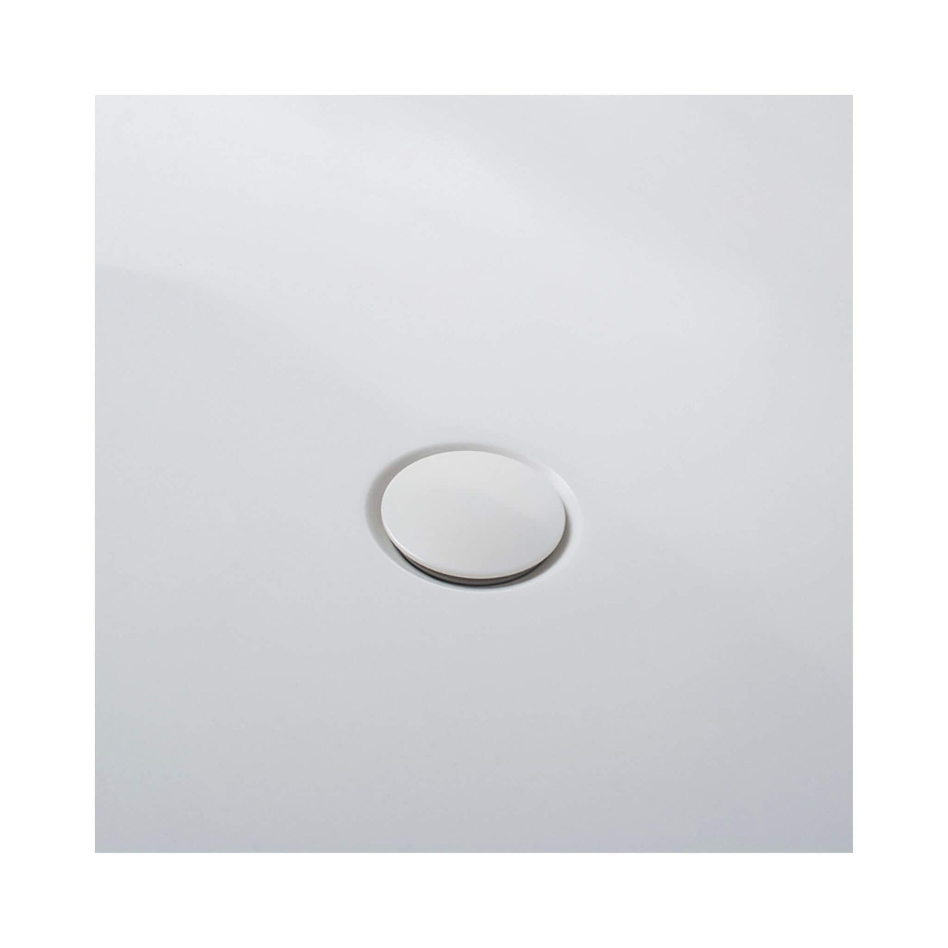Nuvia Prestige Luxury 63-Inch Matte White Freestanding Soaking Bathtub With Overflow And Pop-Up Drain (SAK56208)