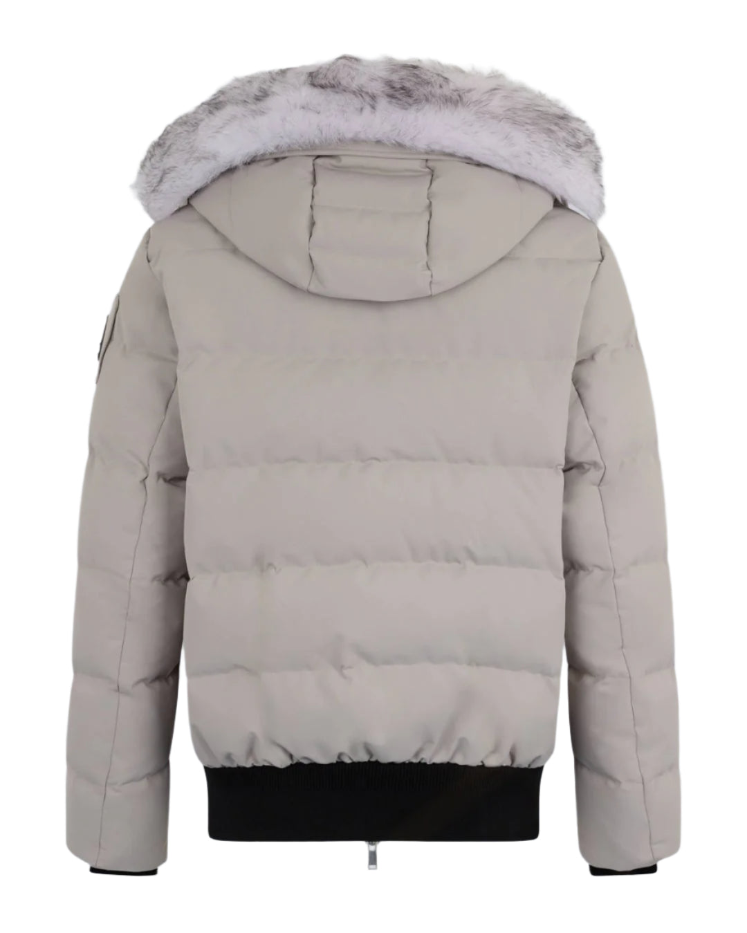 Moose Knuckles CLOUD SHEARLING BOMBER JACKET Stone White