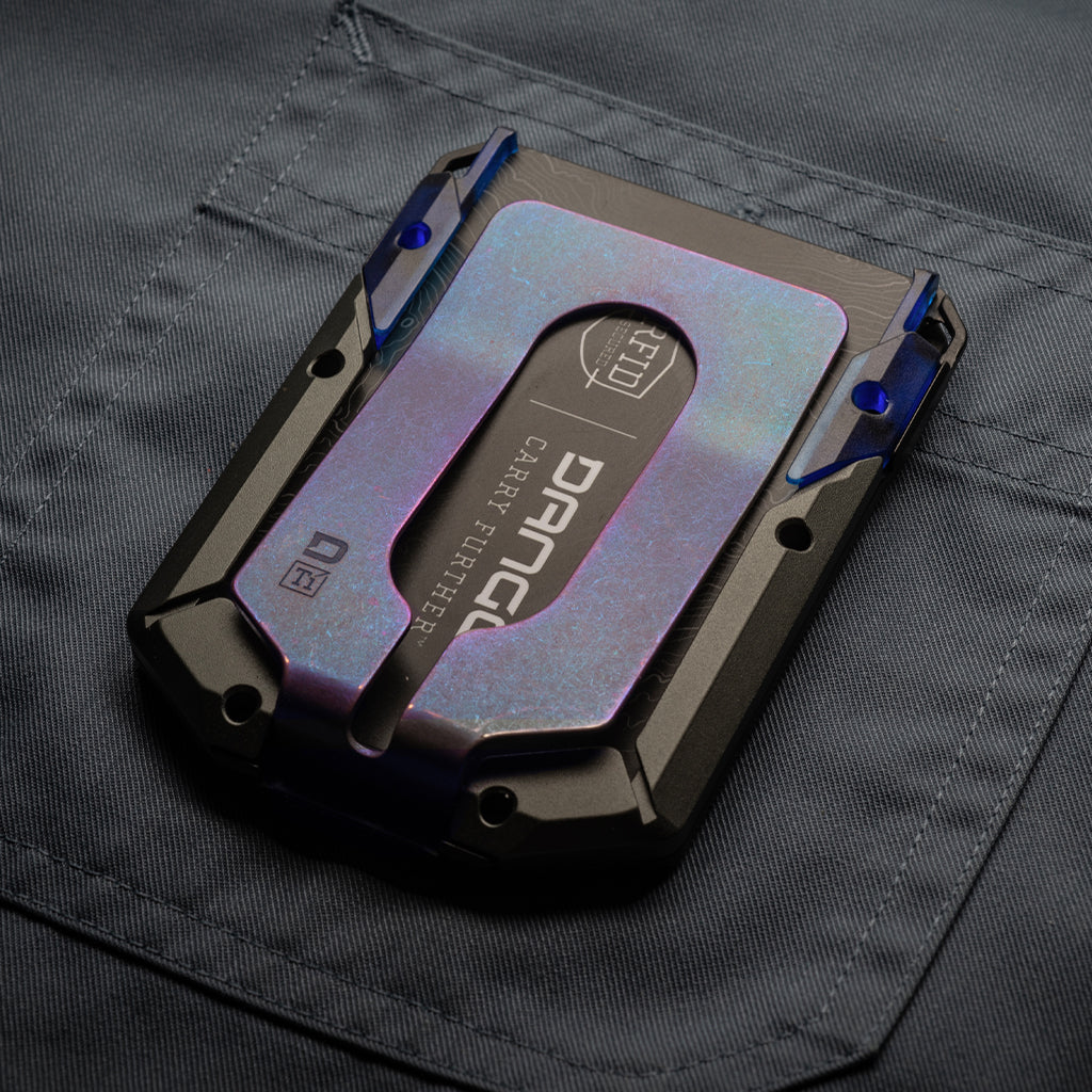 M4 Special Edition Maverick™ Rail Wallet with Burple Anodized Titanium Money Clip