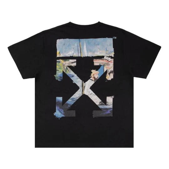 Off-White Van Gogh Painting Arrows Cotton Short Sleeve