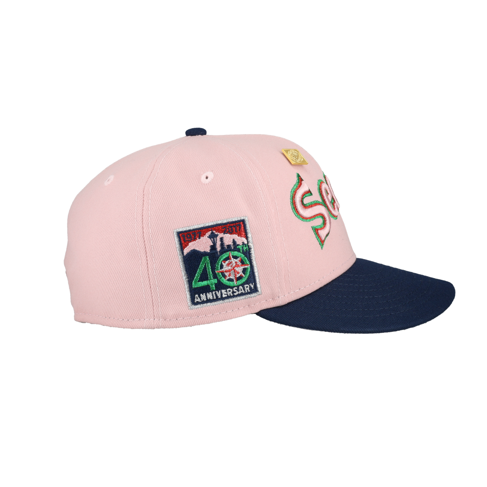 Seattle Mariners 40th Anniversary Patch 59Ffity Fitted Hat