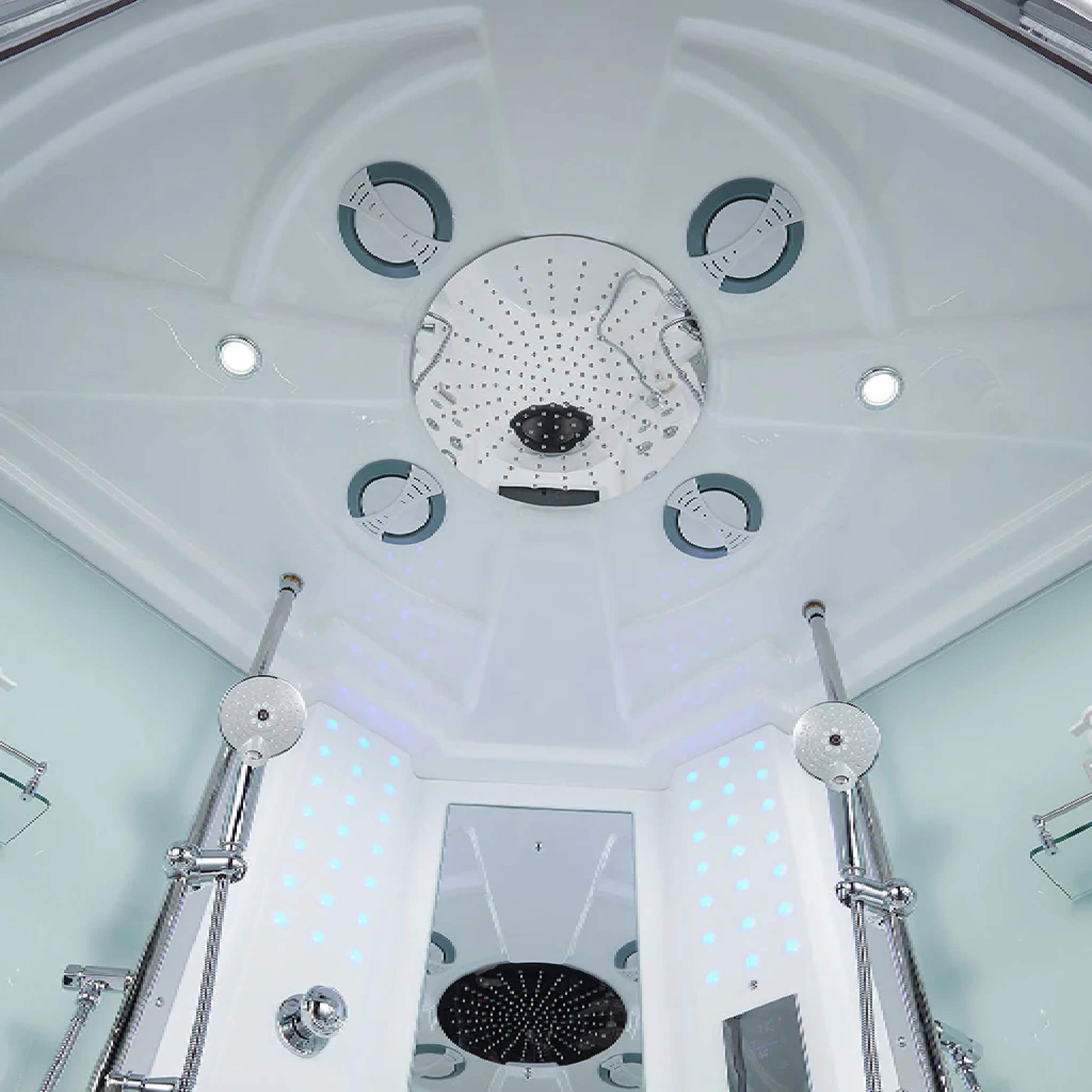 Maya Bath Platinum Superior Steam Shower With Foot Massager (SAK57392)