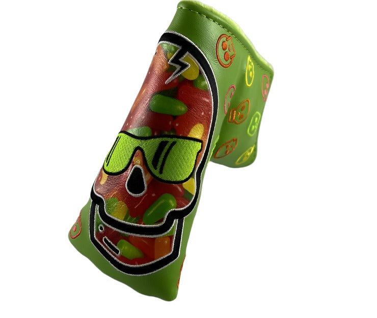 Swag Golf - Candy (Mike And Ike’s) Fruity Green 2021 Halloween Blade Putter Headcover *opened, no bag*