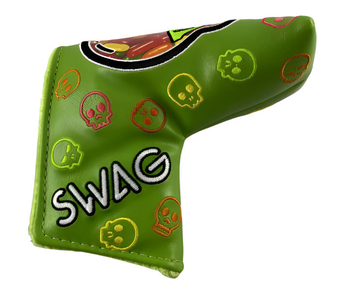 Swag Golf - Candy (Mike And Ike’s) Fruity Green 2021 Halloween Blade Putter Headcover *opened, no bag*