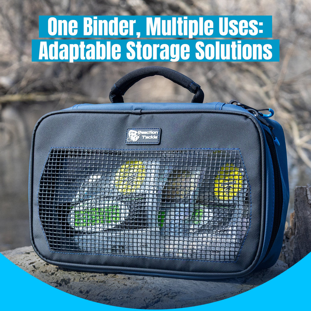 Reaction Tackle Breathable Mesh Bait Binder and Tackle Storage - New