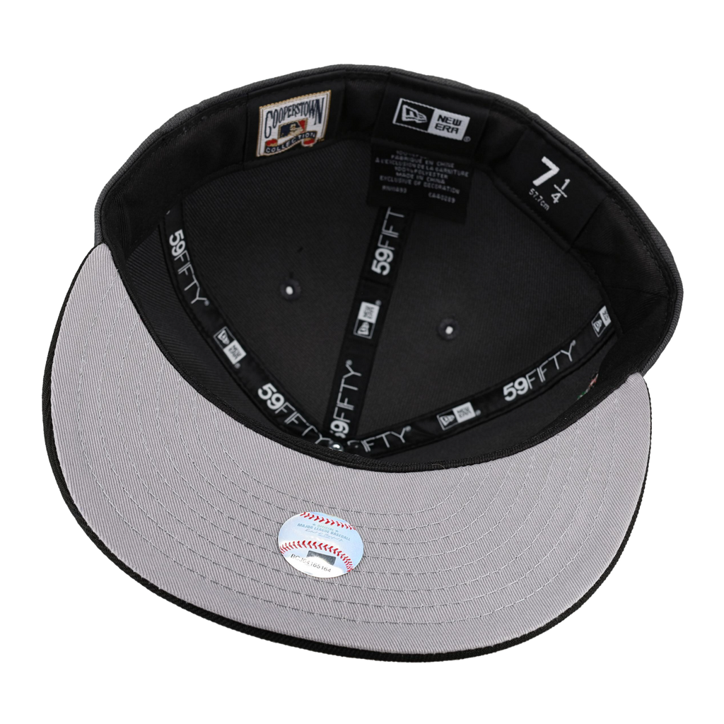 Cleveland Indians Metallic Stitching Inaugural Season Patch Fitted Hat