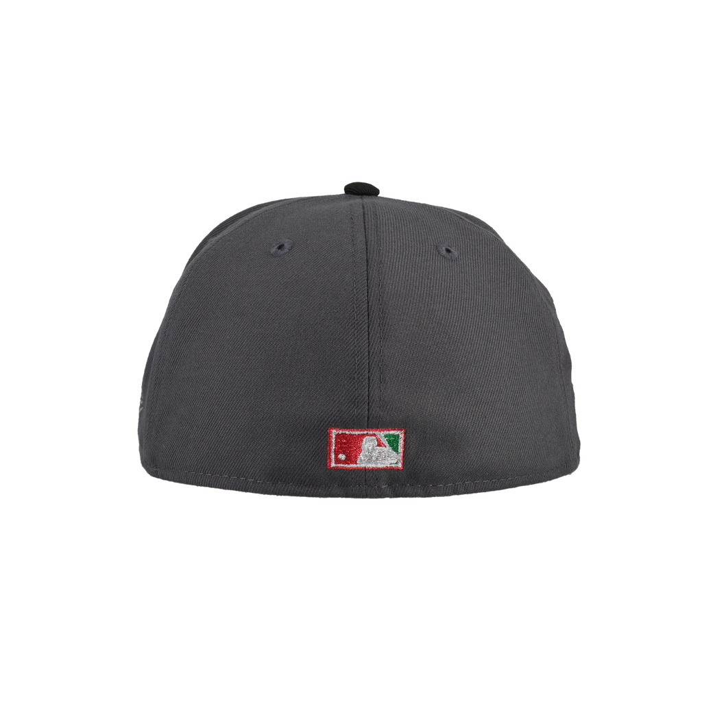 Cleveland Indians Metallic Stitching Inaugural Season Patch Fitted Hat