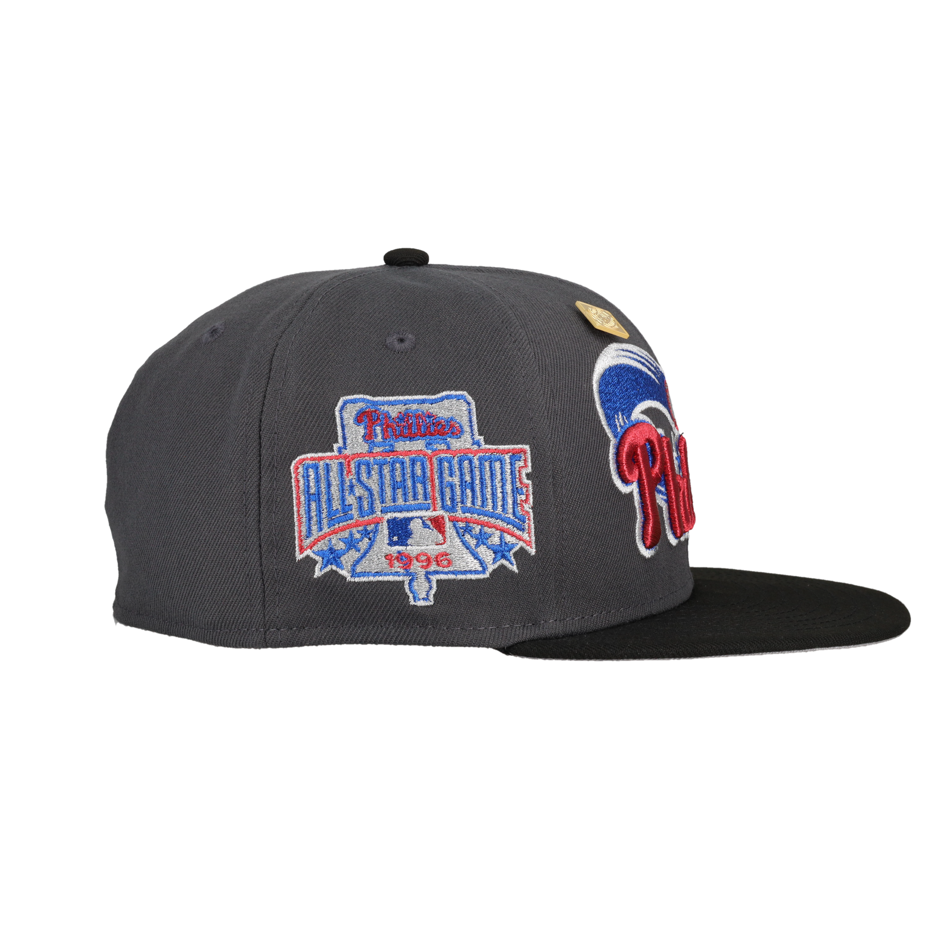 Philadelphia Phillies Metallic Stitching 1996 All Star Game Fitted Hat