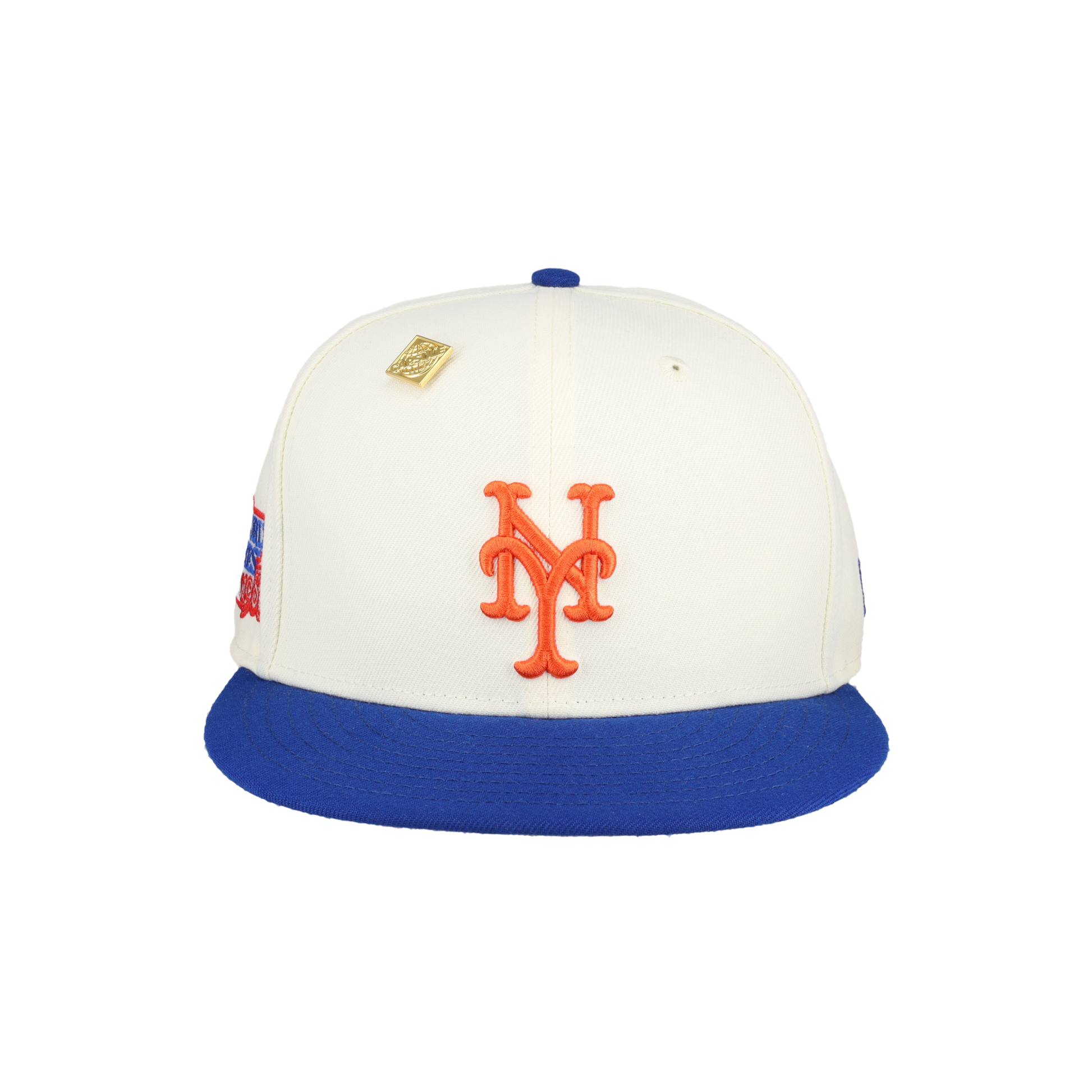 New York Mets Chrome Crown Collection 1986 World Series Fitted Hat