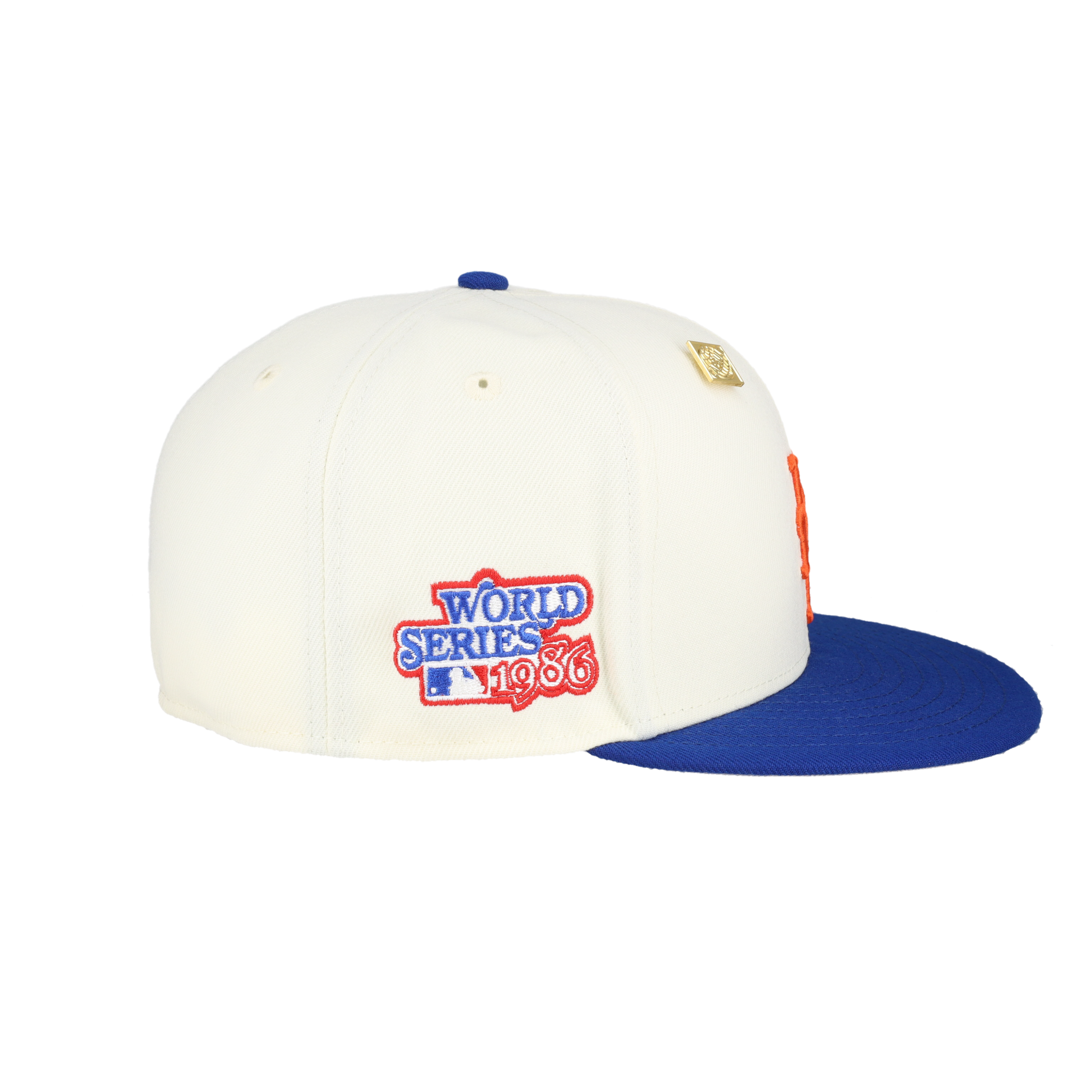 New York Mets Chrome Crown Collection 1986 World Series Fitted Hat