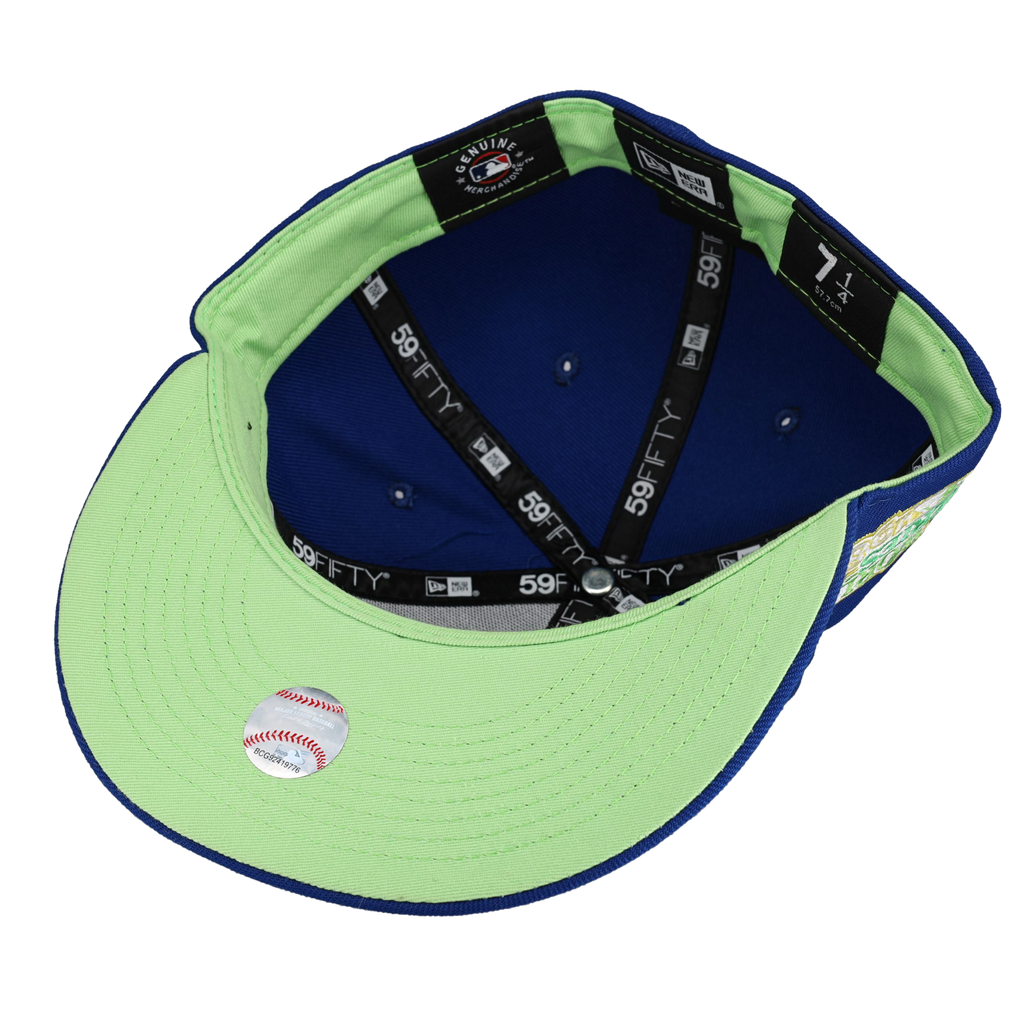 New York Mets Citrus Pop 1986 World Series Patch Fitted Hat