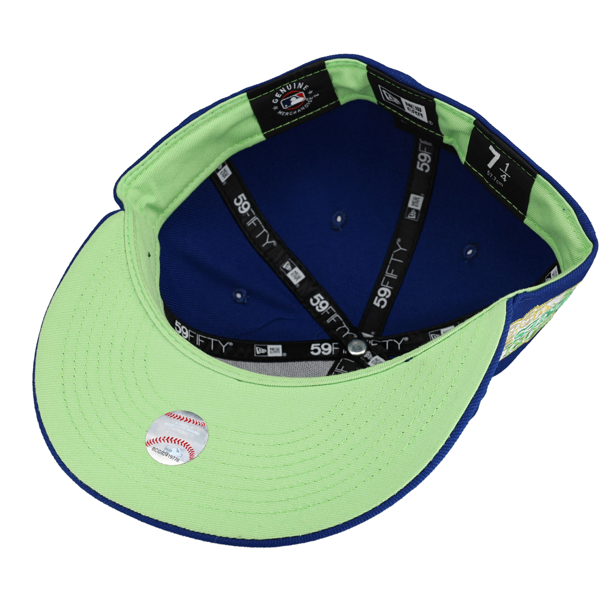 New York Mets Citrus Pop 1986 World Series Patch Fitted Hat