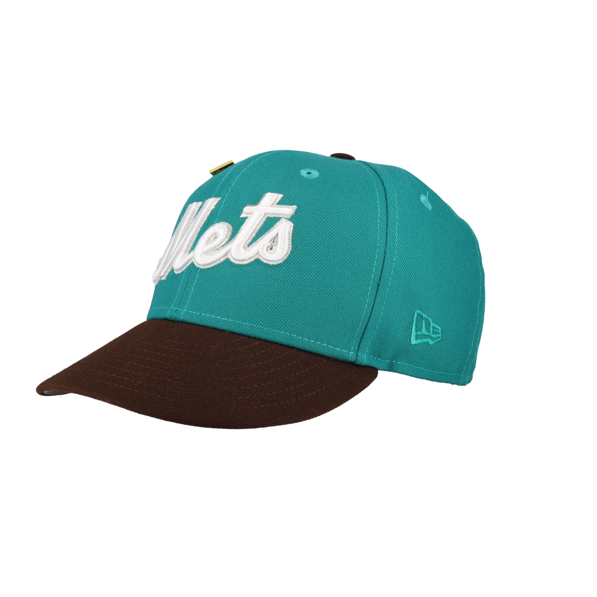 New York Mets Turquoise 50th Anniversary Side Patch 59Fifty Fitted Hat