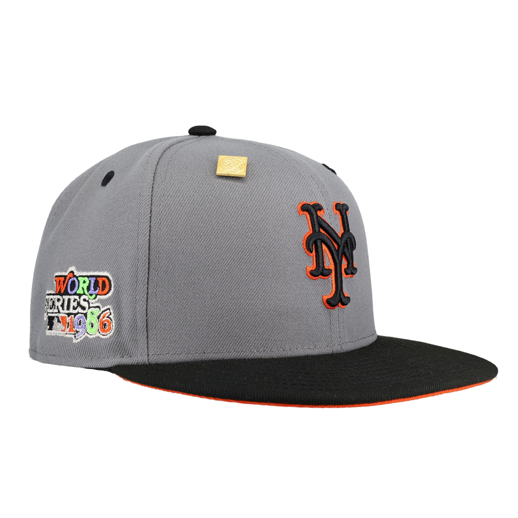 New York Mets 2023 Scaredy Cat Collection 1986 World Series Fitted Hat