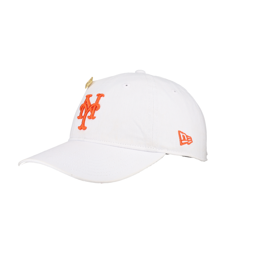New York Mets New Era 9Twenty Dad Hat (White Orange)